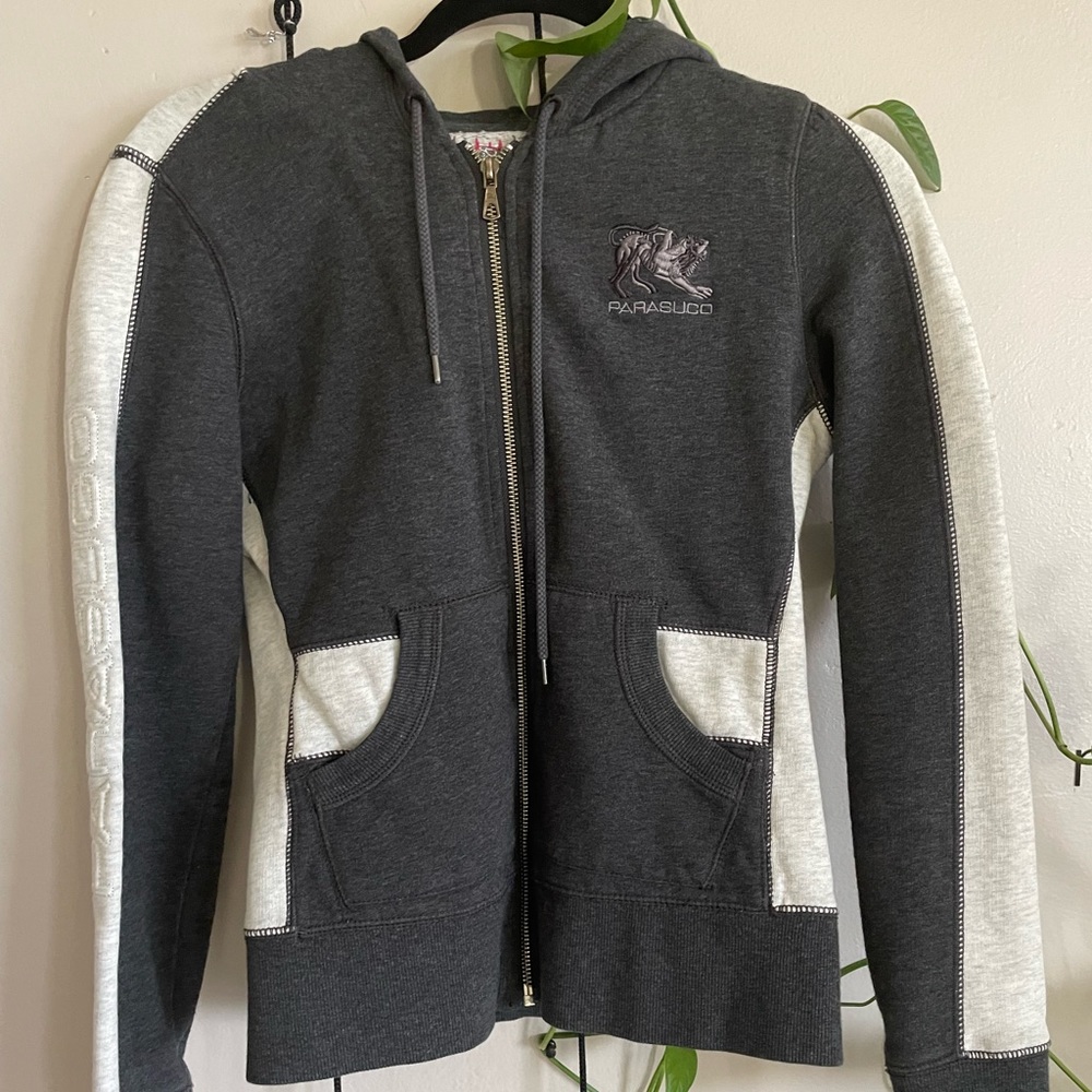PARASUCO Women’s Hoodie sweater full zip practically NEW ✨✨✨